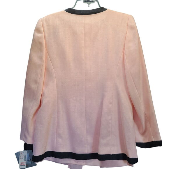 Vintage Atrium Collection 2pc Set Pink Size 10 Polyester Blend Blazer And Skirt - Picture 2 of 15